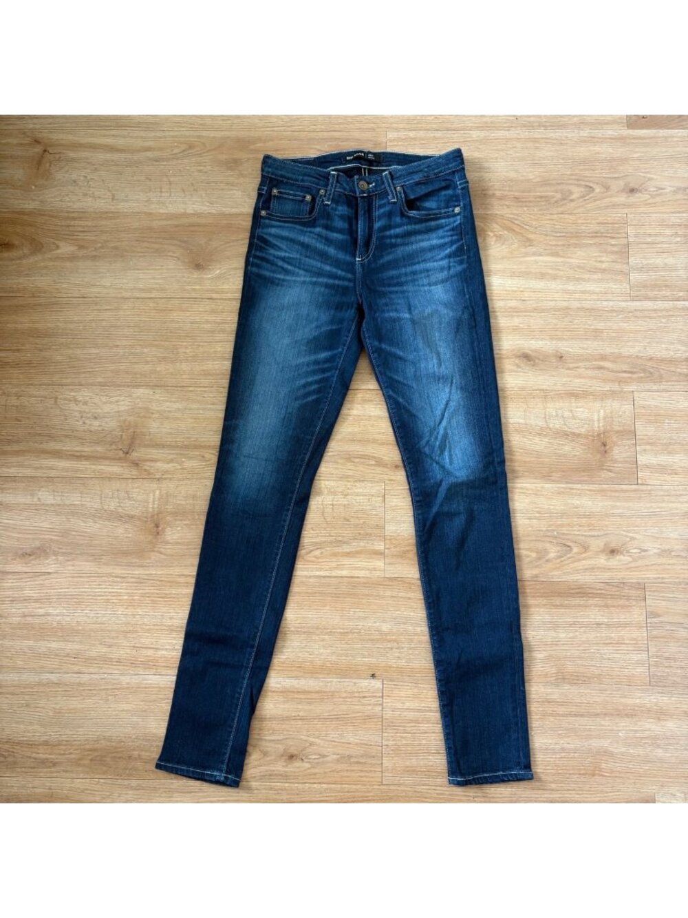 Big Star Desi Skinny Mid Rise Denim Jeans Dark Blue Women’s Size 26